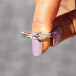 The Love Between Mother and Daughter is Forever Mother Daughter Ring, Story Jewellery Mother Daughter Square Knot Ring for Women, Friends, Mothers Day Birthday Christmas Gifts Jewelry Gift for Women - Image 3